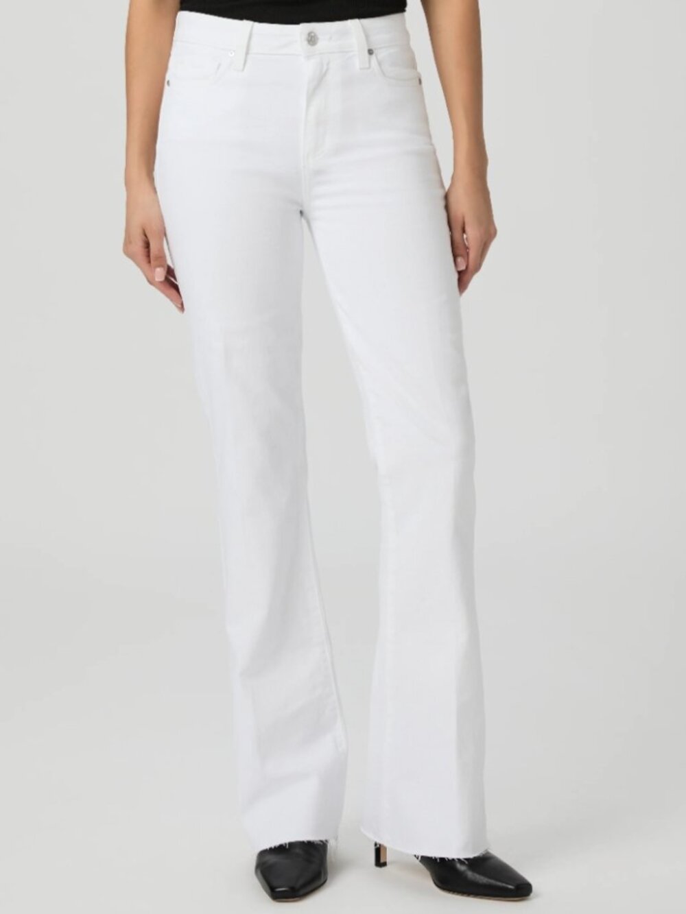 PAIGE Laurel Canyon High-Rise Bootcut Jeans – Crisp White – Size 20W (NWT)